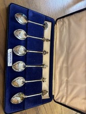 Silver Jubilee 1952 To 1977 Set Of Silver Plated Spoons