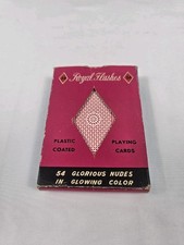 Vintage Erotic Pin-Up Playing Cards Royal Flushes No. 9009 - 1960's