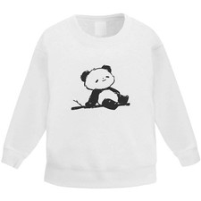 'Cute Panda Sitting On Branch'