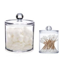 Clear Acrylic Cotton Swab