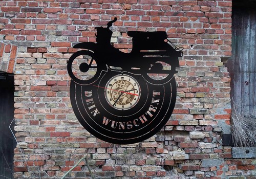 Wall clock wooden - clock,