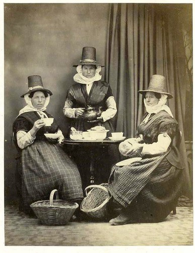 Albumen photo welsh costume - albumen, photo..welsh