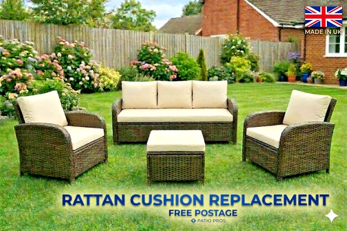 Rattan cushions seat back - &,