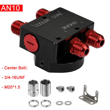 - Oil Filter Sandwich Adaptor with Oil Filter Remote Block with Thermostat 1Xan8
