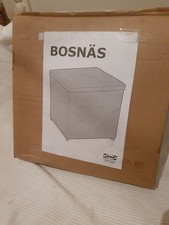 Ikea Bosnas Footstool With Storage New Boxed Yellow