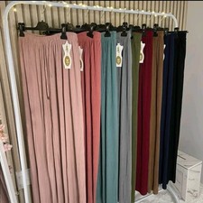 New Ladies Wide Leg Pleated