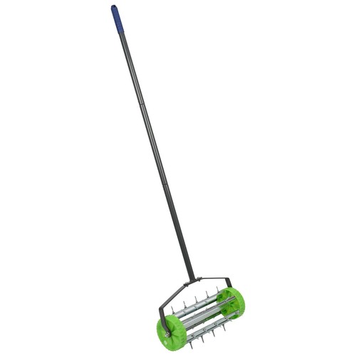 Rolling lawn aerator metal - lawn,