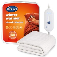 Silentnight Winter Warmer Electric Blanket Heated Under Blanket Fast Heat Up