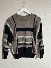 Unusual Vintage Brown & Black
