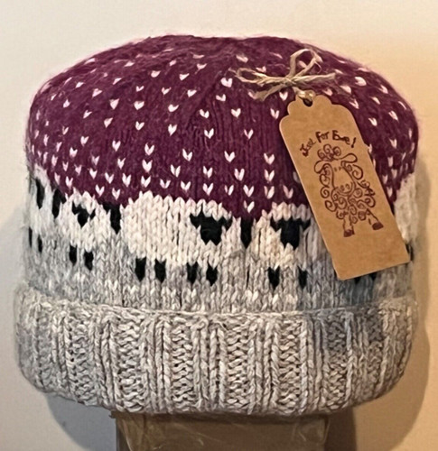 Hand knitted pure wool - knitted,