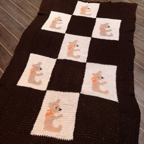 Large brown patchwork - large, dog