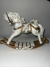 Antique Sea Saw Horse Carnival Carousel Horse Carved Wood sculpture 