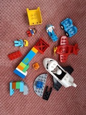 Parts ONLY For LEGO 10944 DUPLO Town Space Shuttle Mission Rocket Toy + others