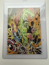 2025 Topps Marvel Comic Book Heroes - Hulk Sketch Card - 1/1 - By Rodel Martin