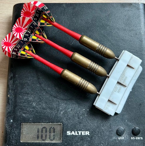 Vintage brass darts - , set