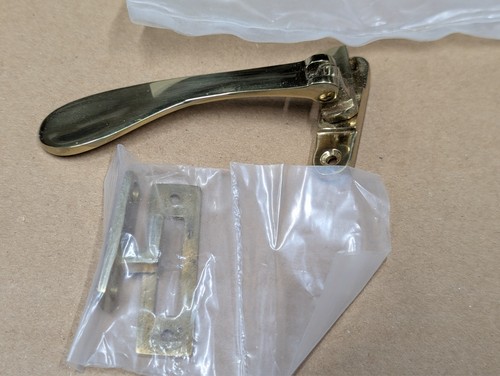 Brass window casement - x,