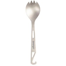 Lightweight Camping Spork & Bottle Opener - Vango Titanium Spork and Opener