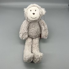 F&F Tesco Grey Monkey Soft Toy Cuddly Teddy Plush 12" soother comforter doudou 