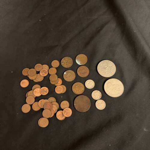 British coins half pennies - 50,