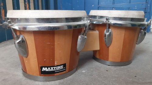 Wooden bongo drum set - wooden,