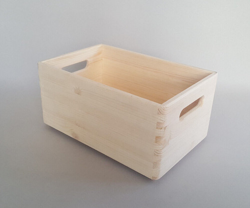 Wooden storage box lid - storage,
