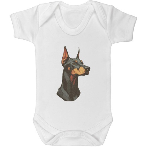 Doberman dog portrait baby - 'doberman, portrait'