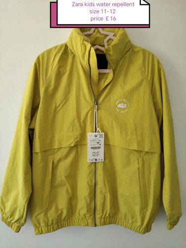 Zara kids yellow windbreaker - zara,