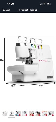 Singer elite se017 overlock - singer,