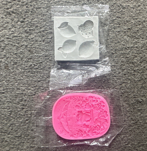 2pc silicone sugarcraft mould - silicone,