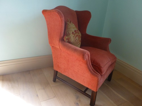 Antique georgian wing back - georgian,