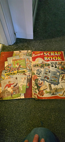 Vintage sport scrapbooks - vintage,