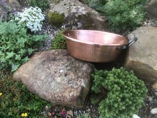 Mauviel Copper Hammered Jam Pot Pan Mauviel Iron Handle