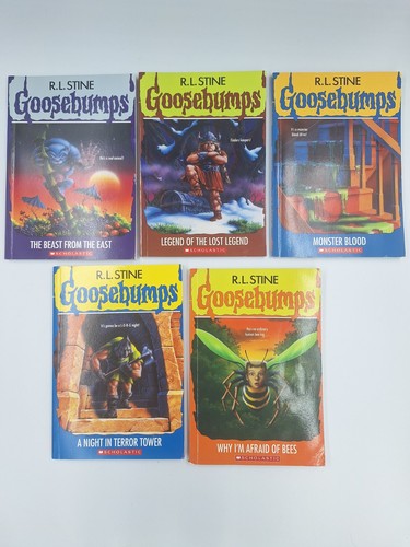 Goosebumps books r l - books, by