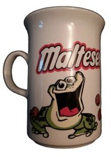 MALTESERS MUG CHOCOLATE SWEETS VINTAGE RETRO CERAMIC GREAT NOVELTY EASTER GIFT 
