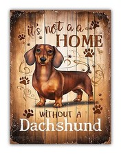 Dachshund Aluminium Metal Dog
