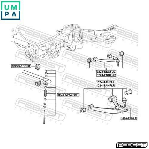 Controltrailing arm wheel - arm,