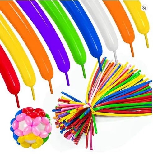 Long twisting balloons - long,