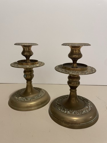 Vintage brass two tiered - vintage,