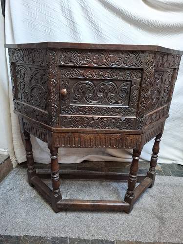 Antique ornately carved - ornately, wooden