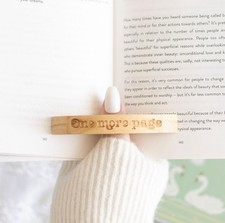 Wooden Thumb Page Holder