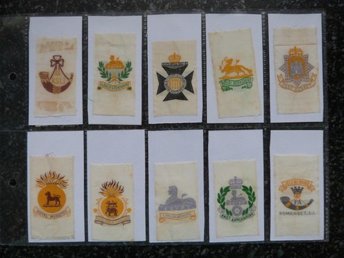 Silk cigarette cards - 10,