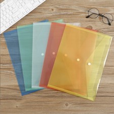 100 x A4 Plastic wallets Stud