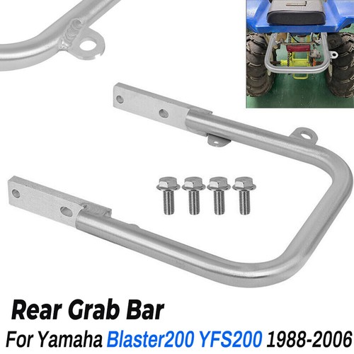 Rear grab bar bumper aluminum - rear,
