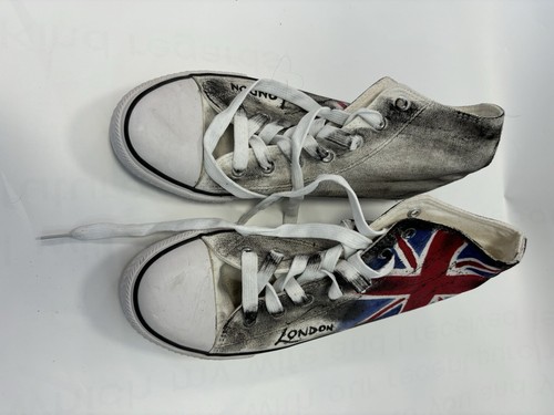 Hand painted baseball - hand, boots