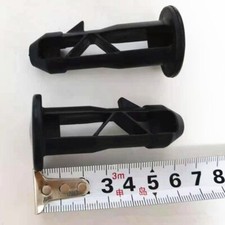 2Pcs Plug Link Fixing Strong Wheelie Bin Lid Hinge Pin Pins 65mm x 18mm Plastic