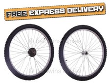 Pair mountain bike wheels - 26",