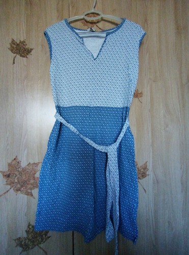 Boden blue white geometric - blue,