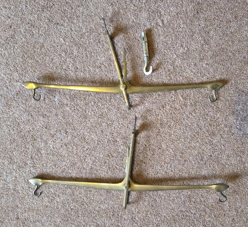 Vintage brass hanging - 2,