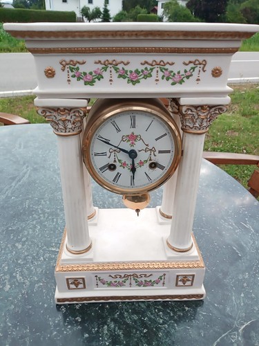 Franklin mint mantel clock - franklin,