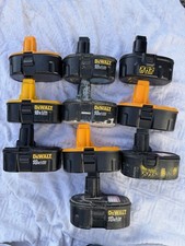 10 X Dewalt 18V Ni-Cd/Ni-Mh